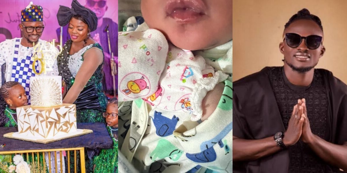 Netizens congratulates Nollywood Actor, Jigan Babaoja on the birth of his child