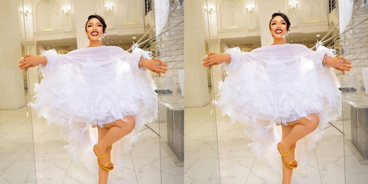 Tonto Dike glows as she goes on a date with mystery man