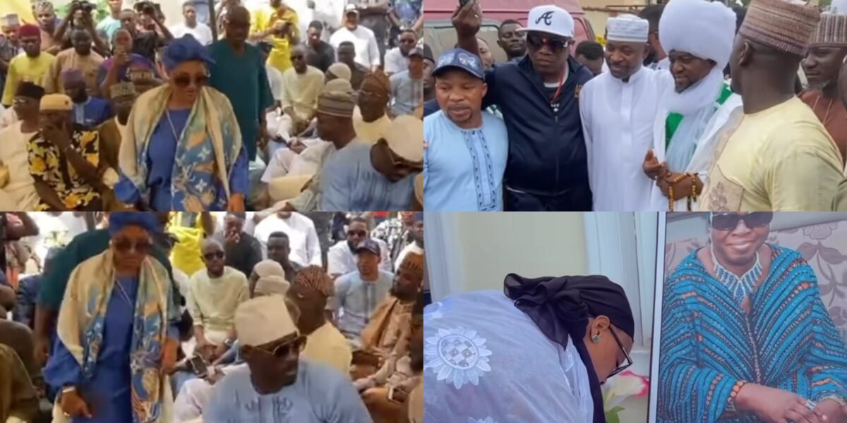 Condolences pour in as Nollywood stars storm the burial ceremony of Pasuma’s mum