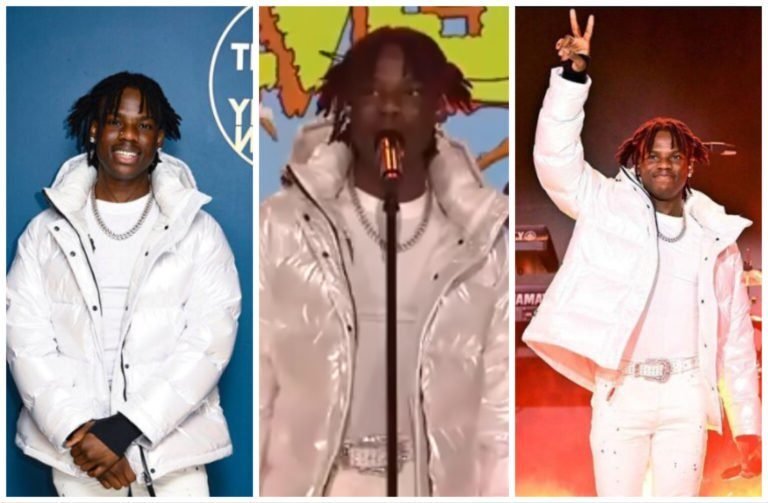 Rema gives electrifying performance of global hit ‘Calm Down’ on The Tonight Show, see comments