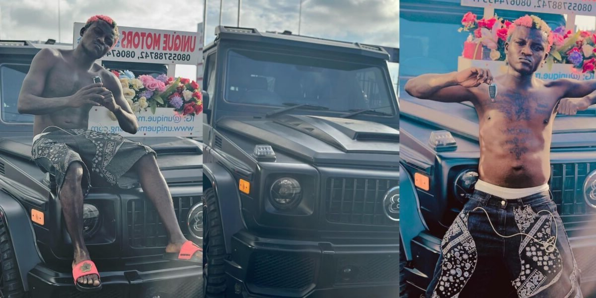 Singer Portable pleads for help as he acquires new car, months after acquiring a Range Rover (Video)