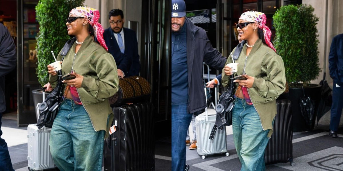 Nigerian singer, Tems spark pregnancy speculations as she steps out in style in New York City