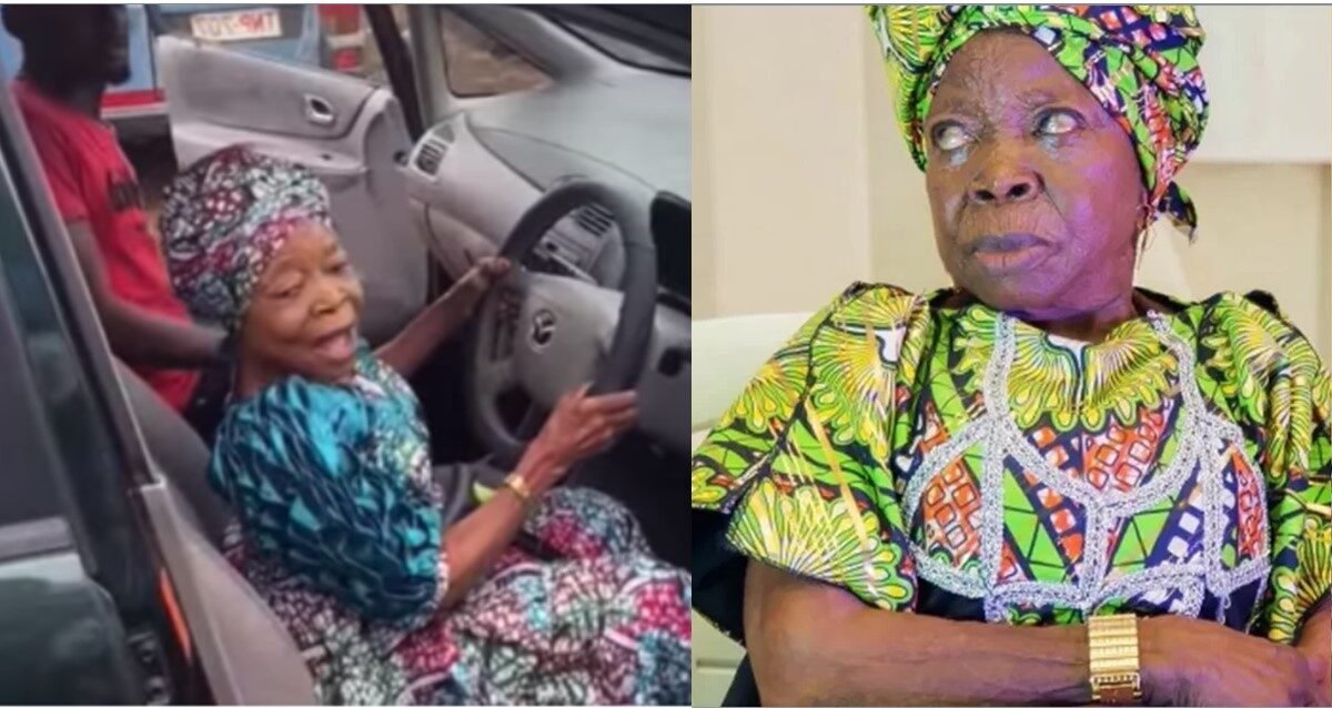 Yoruba Actress, Iya Gbonkan Receives Brand-new Car Gift (Video)