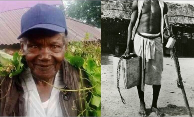 After 50 years of searching for greener pastures, 91-year-old man returns home with only walking stick