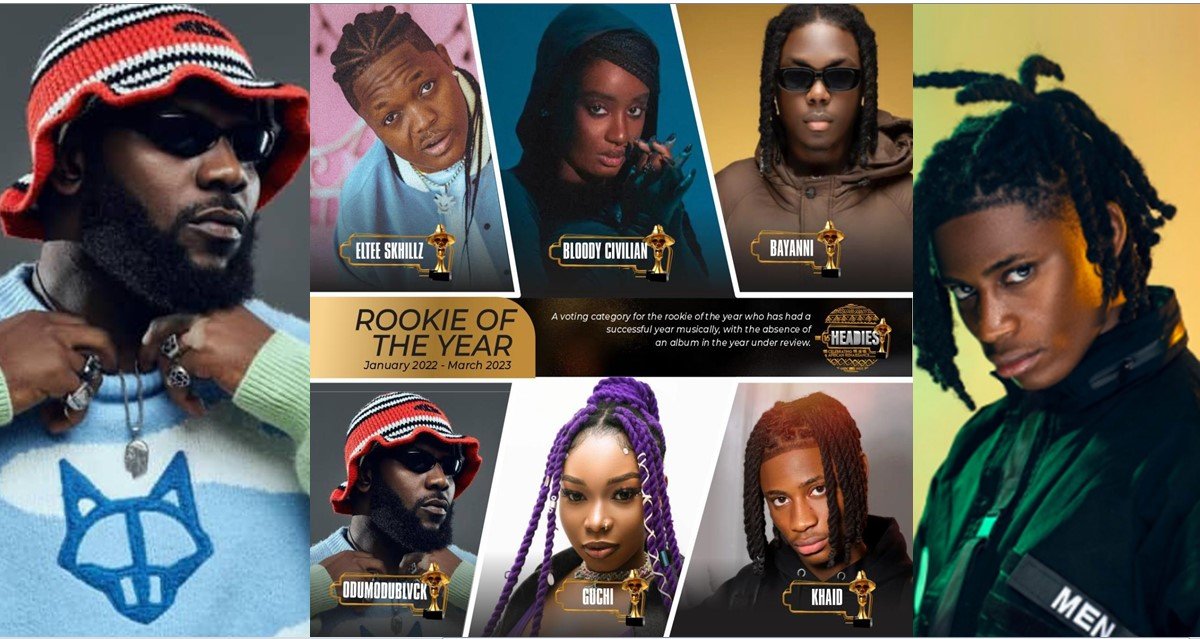 If I Knock Your Head – Rapper Odumodublvck, Khaid Trade Words Over Who Deserves Headies ‘Rookie of The Year’