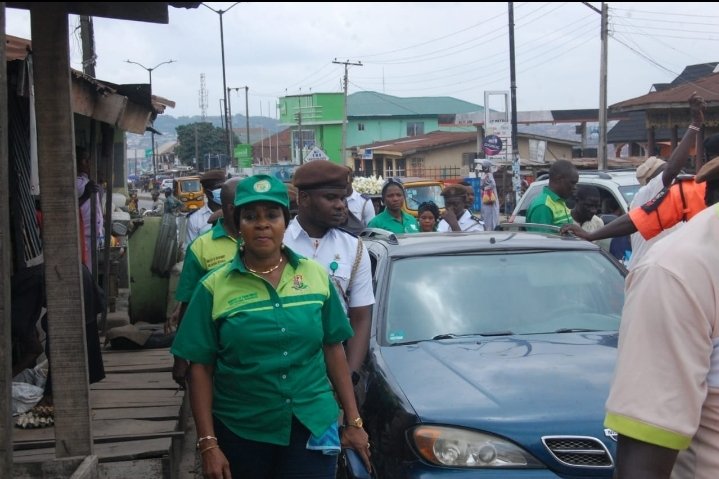 Mrs. Adeleye during the enforcement