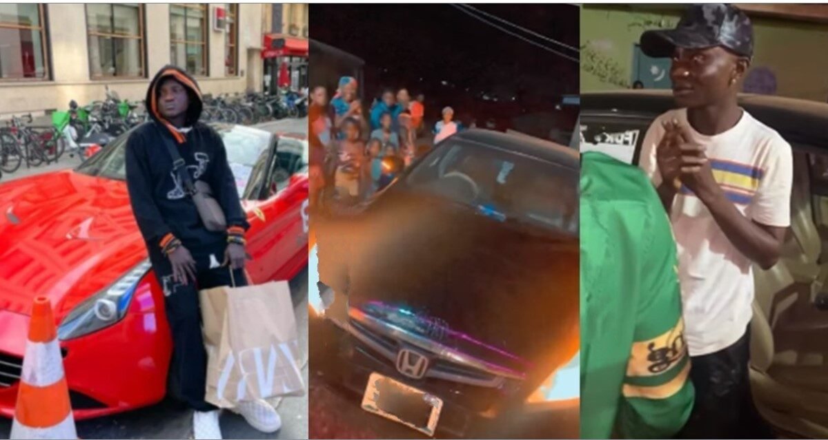 Young Duu: Netizens Reacts As Portable Gifts Fairly Used Car to His New Artiste (Video)