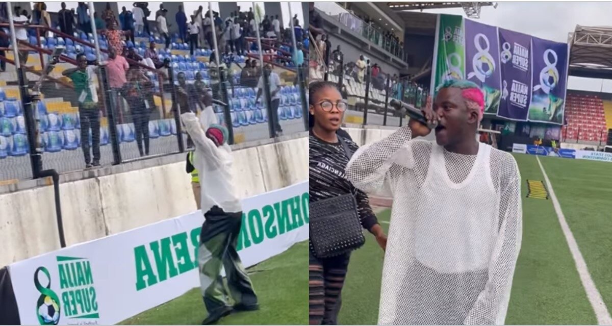 Naija Super 8: Portable Delivers ‘Wahala’ Performance At Ongoing Tournament In Lagos (Video)