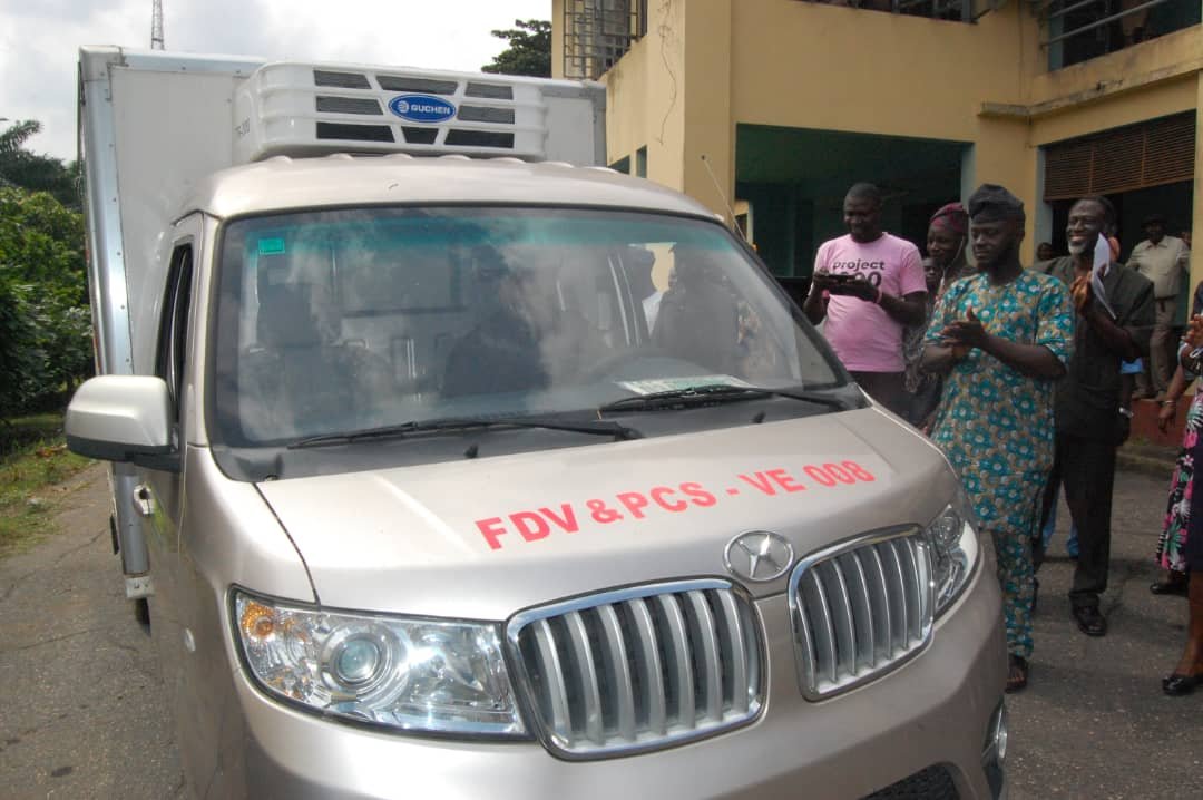 Oyo Govt. Presents Refrigerated Meat Van to Butchers