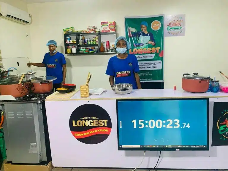 Peniellcm: Ibadan-based Chef Kicks Off Longest Marathon Booking to Break Hilda Baci’s GWR