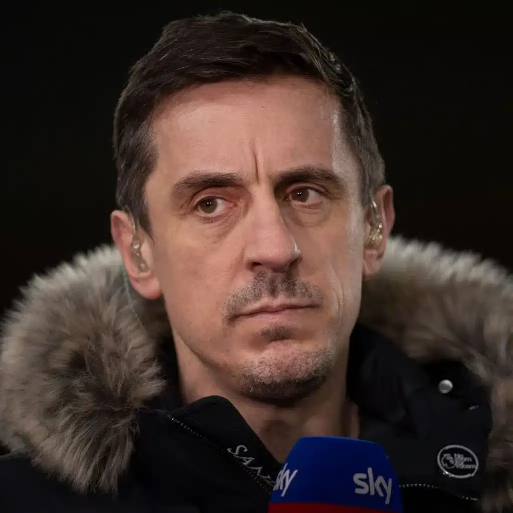 EPL: Gary Neville Speaks on Man Utd Sacking Erik Ten Hag Ahead of Bayern, Liverpool Matches