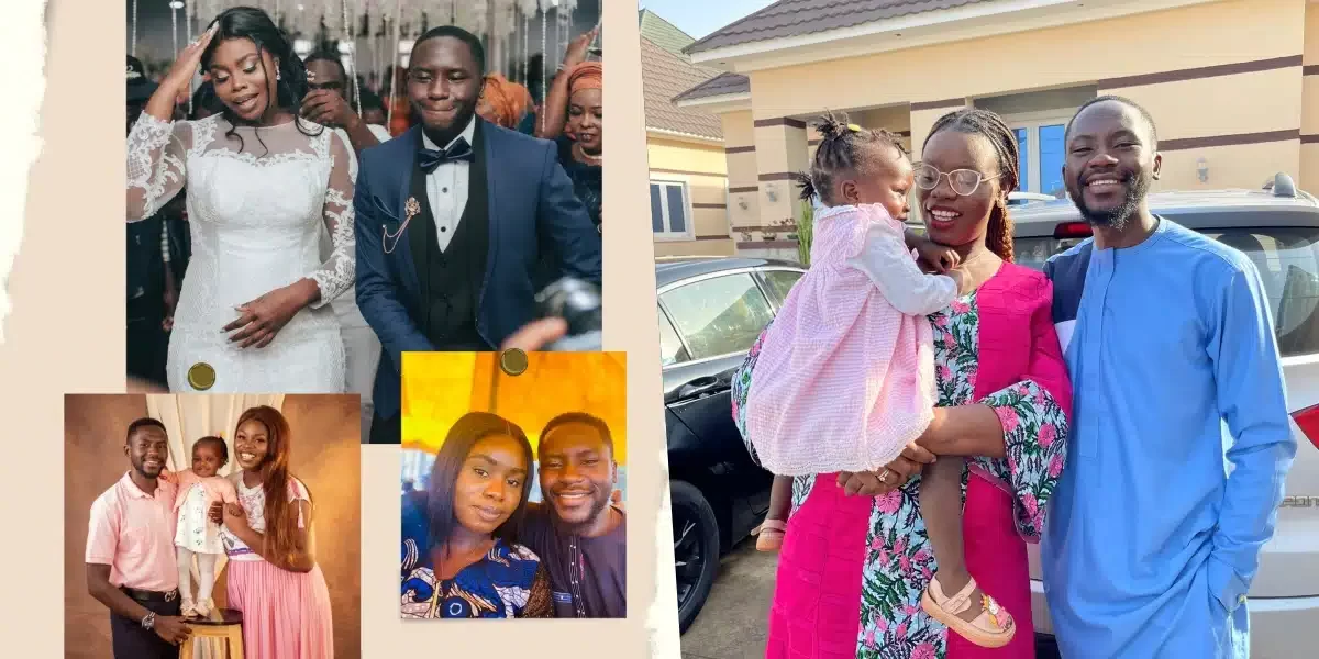 “She Chose Marrying Me Over Going to School in Australia” – Nigerian Man Celebrates Wife