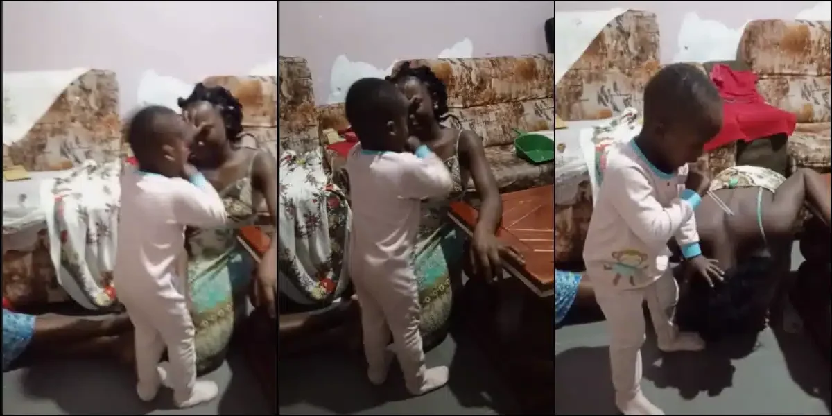 “Operation Demons Must Go” – Little Boy Lays Hands on His Mother, Speaks in Tongues While Praying for Her