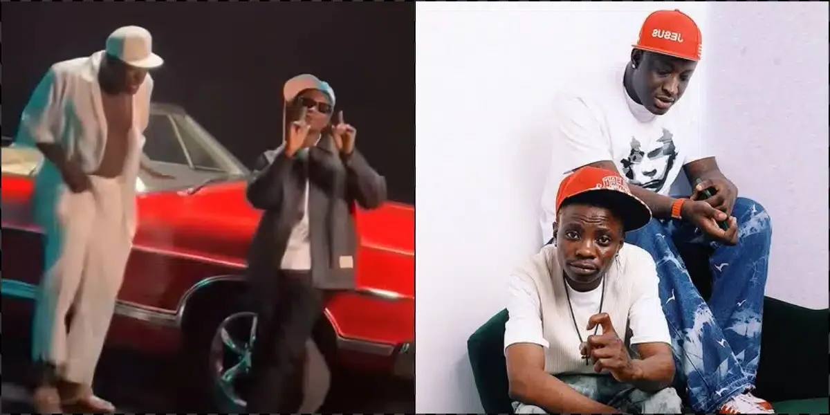 “Portable No Go Rest Today” – Reactions As Yung Duu and Carter Efe Shoot Oyimo Music Video