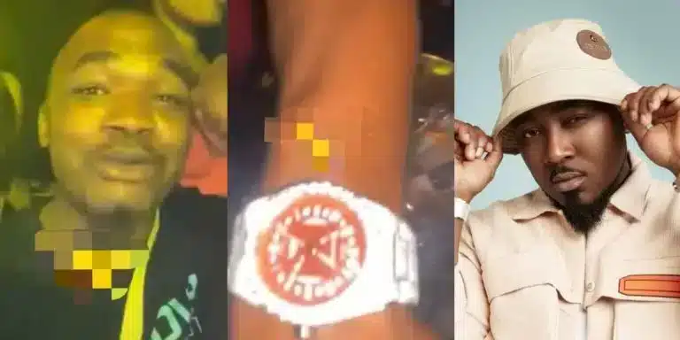 Nigerian Rapper, Ice Prince Gifts Lucky Fan Multi-million Naira Diamond Wristwatch At Concert