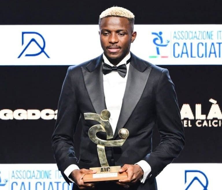 Serie A: Victor Osimhen Wins AIC Footballer of the Year Award