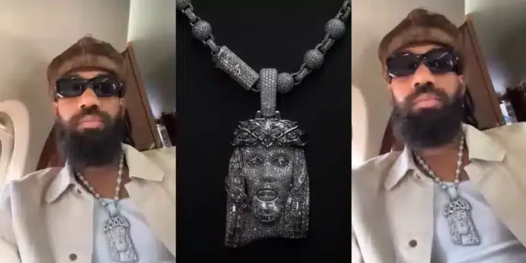 Nigerian Singer, Burna Boy Gifts Phyno Multi-million Naira Jesus-themed Pendant