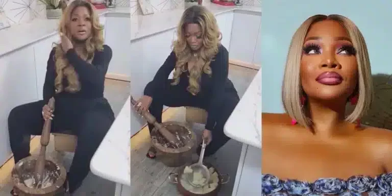 Media Personality, Toolz Oniru Emulates Mummy Zee, Displays 4 a.m. Cooking Skills