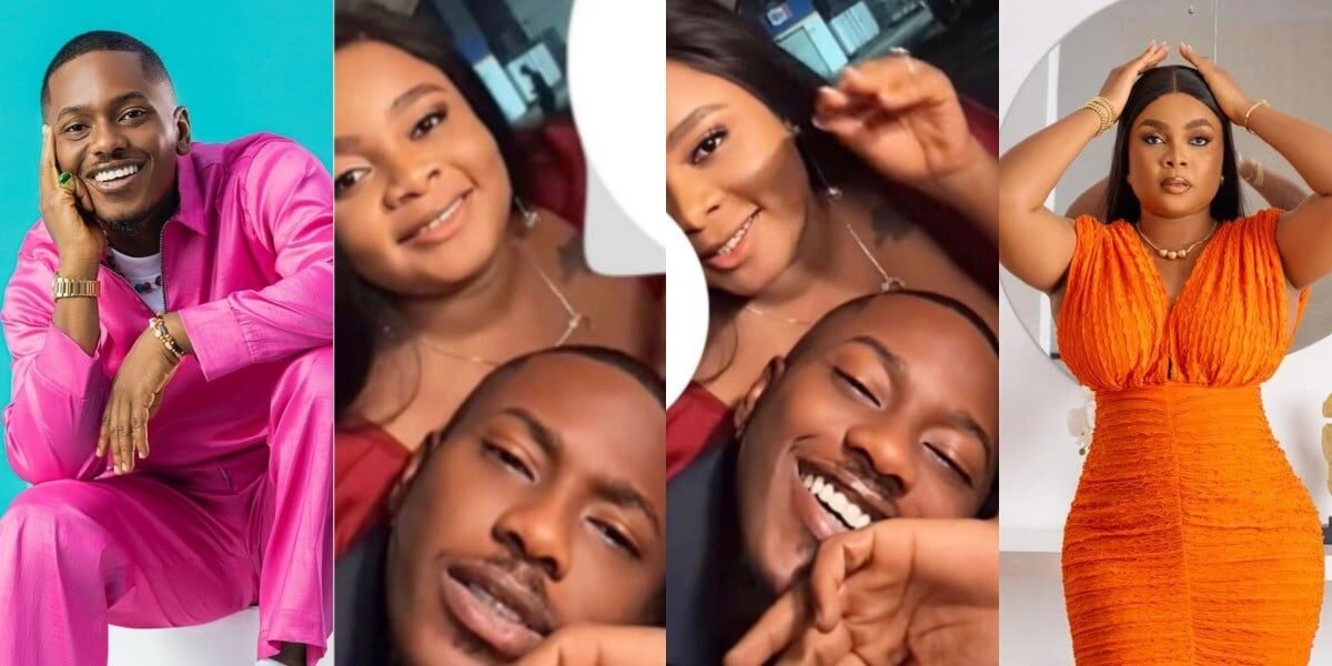 Bimbo Ademoye and Timini’s Loved-Up Photos Sparks Controversy