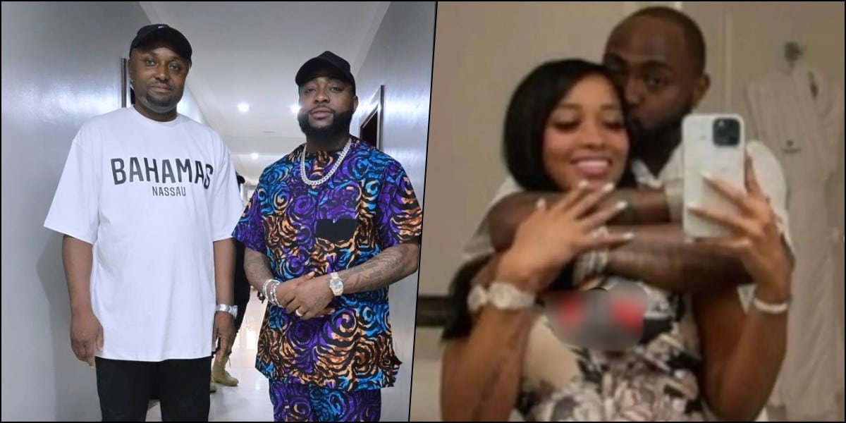 Davido’s Aide Israel DMW sheds light on Viral Cozy Pose with US Model