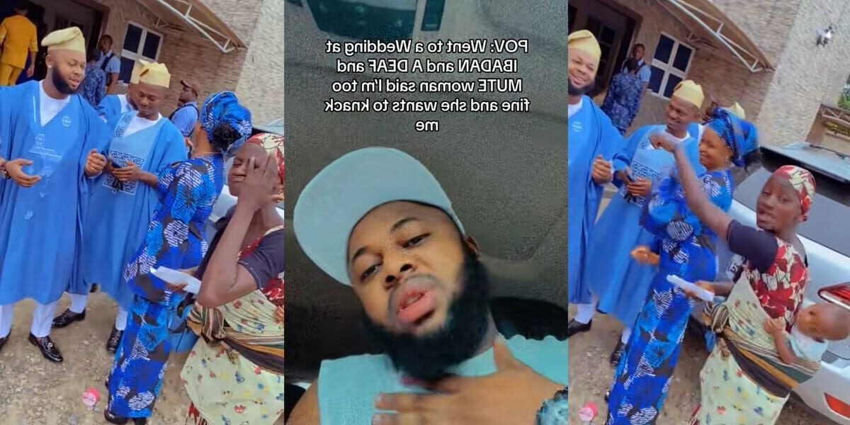 Deaf and Mute Woman Shocks Handsome Man with Love Declaration in Sign Language at Ibadan Wedding