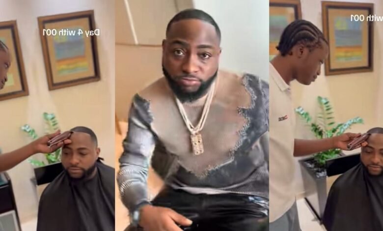 Davido’s personal barber