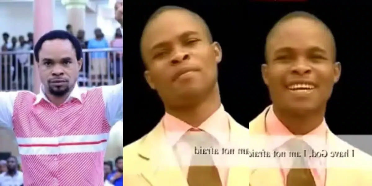 Netizens dig up old video of Odumeje as a gospel singer