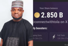 Nigerian man’s TapSwap balance