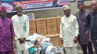 RUWASSA Donates Motorcycles, Sanitary Items, Others To Oyo LGAs